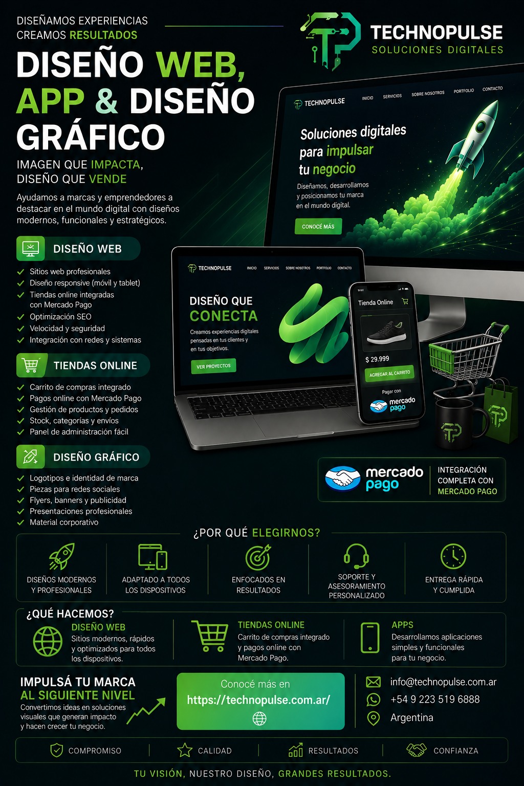 Diseño web, app y gráfico